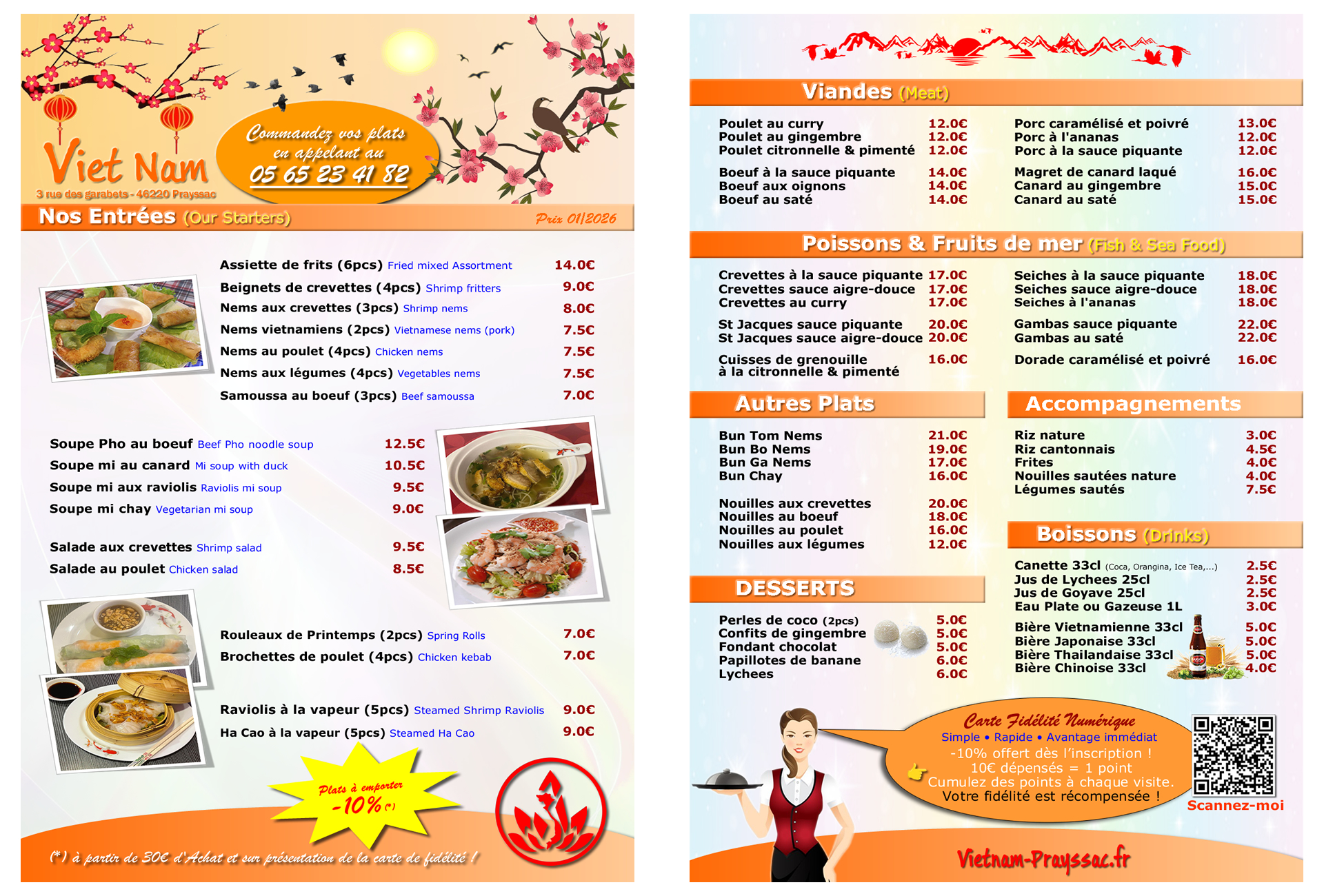 Plats � emporter Prayssac